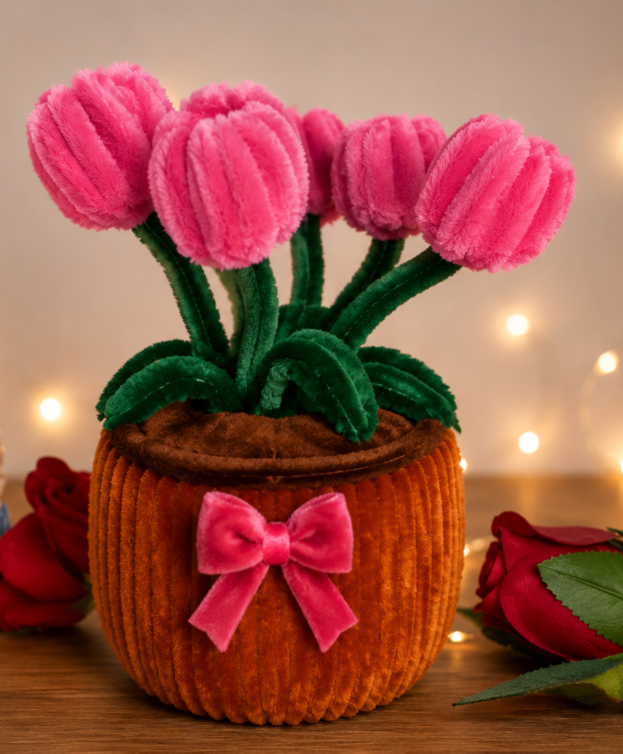 Handmade flower pot